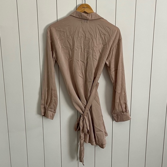 Princess Polly Ryker Mini Dress in Beige - Picture 7 of 7